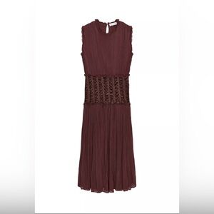 Women’s Eggplant Embroidered Maxi Dress